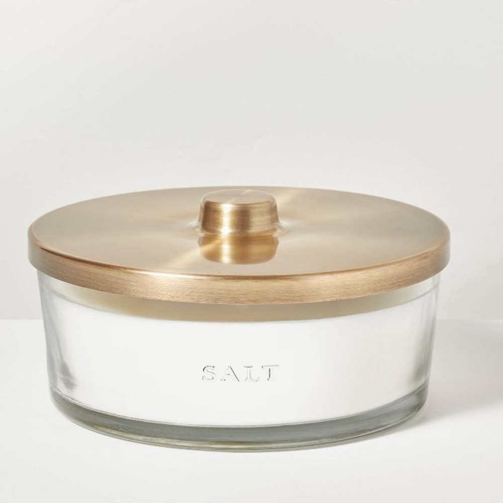 Heart and Hand 5wick candle sea salt